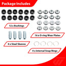2018 - 2021 Polaris RZR XP Turbo S & 2020 - 2025 Polaris RZR PRO XP UTV A - Arm Bushing Kit - WeiSen - 80405010
