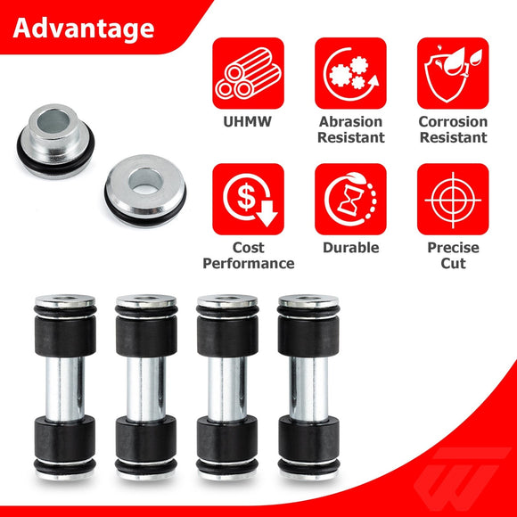 2018 - 2021 Polaris RZR XP Turbo S & 2020 - 2025 Polaris RZR PRO XP UTV A - Arm Bushing Kit - WeiSen - 80405010