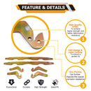 2018 - 2022 Yamaha Wolverine 850 X2/X4 UTV Front & Rear 2.5" Suspension Lift Kit - WeiSen - 80401092