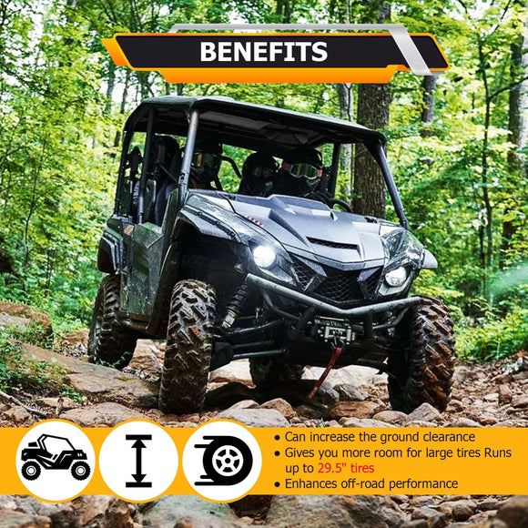 2018 - 2022 Yamaha Wolverine 850 X2/X4 UTV Front & Rear 2.5" Suspension Lift Kit - WeiSen - 80401092