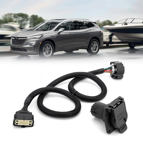 2018 - 2023 Chevrolet Traverse / Buick Enclave Vehicle - Side Custom RV Blade 7 - Pin Trailer Wiring Harness - WeiSen - 70206087