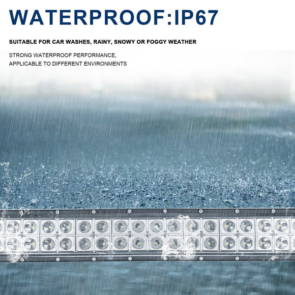 2018 - 2024 Can Am Maverick Trail Sport Upper Rooof 42" Curved Light Bar + Mount Bracket + Wiring Kit - WeiSen - ZT175+LED009+WI002