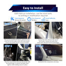 2018 - 2024 Ford Expedition Hood Hinge 3" White & Amber Strobe LED Ditch Light Pod Kit - WeiSen - 70104054+70201007