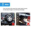 2018 - 2024 Jeep Wrangler JL Hi - lift Jack Carrier Tailgate Door Hinge Mount Bracket Kit - WeiSen - ZT231 - B