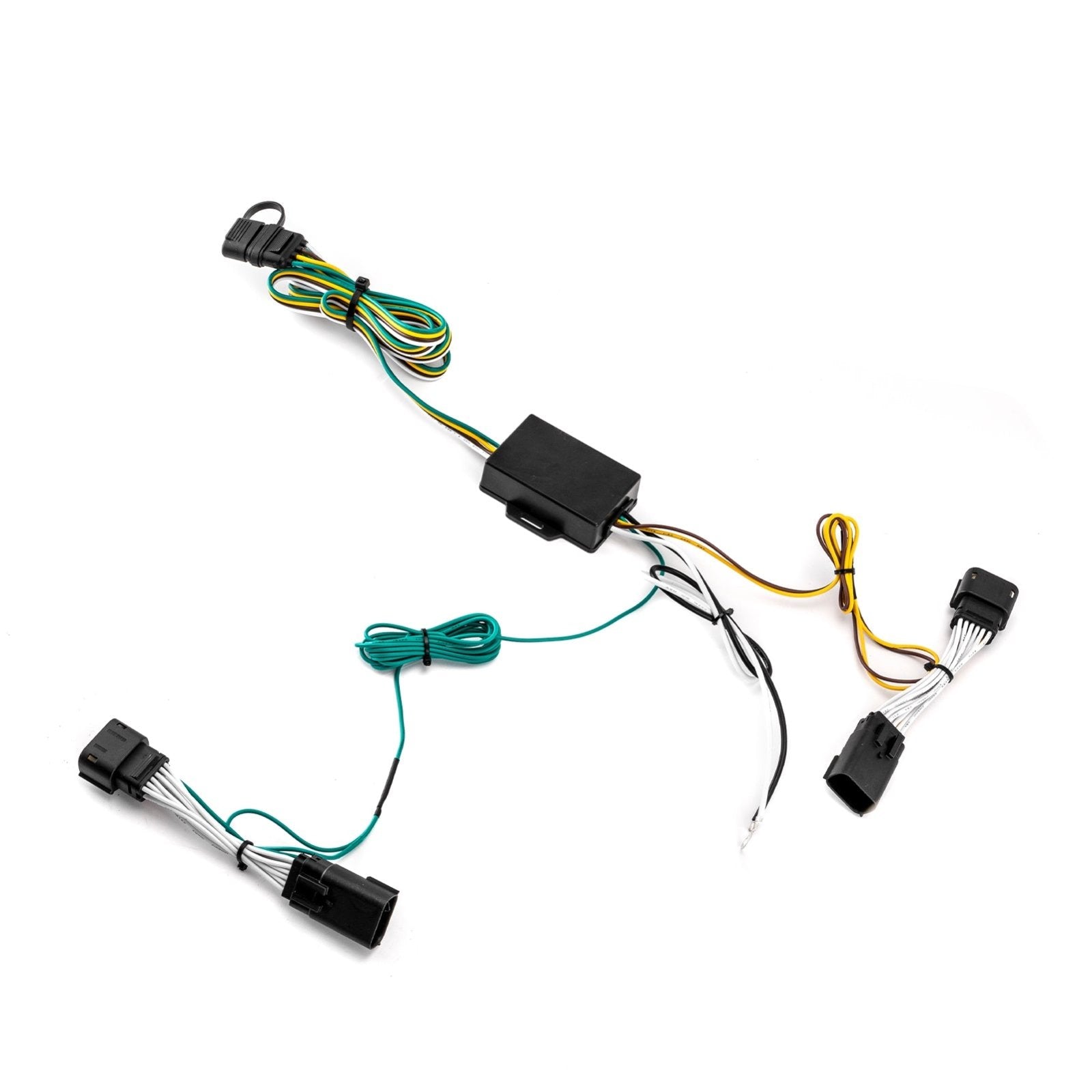 2018-2024 Jeep Wrangler JL/JLU Vehicle-Side 4-Pin Trailer Wiring Harness w/ Plug & Play Connector - Weisen