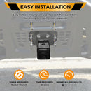 2018 - 2024 Polaris Ranger XP 1000 / Crew Front Adjustable Trailer Hitch Ball Mount Receiver Kit - WeiSen - 80107012+70304025