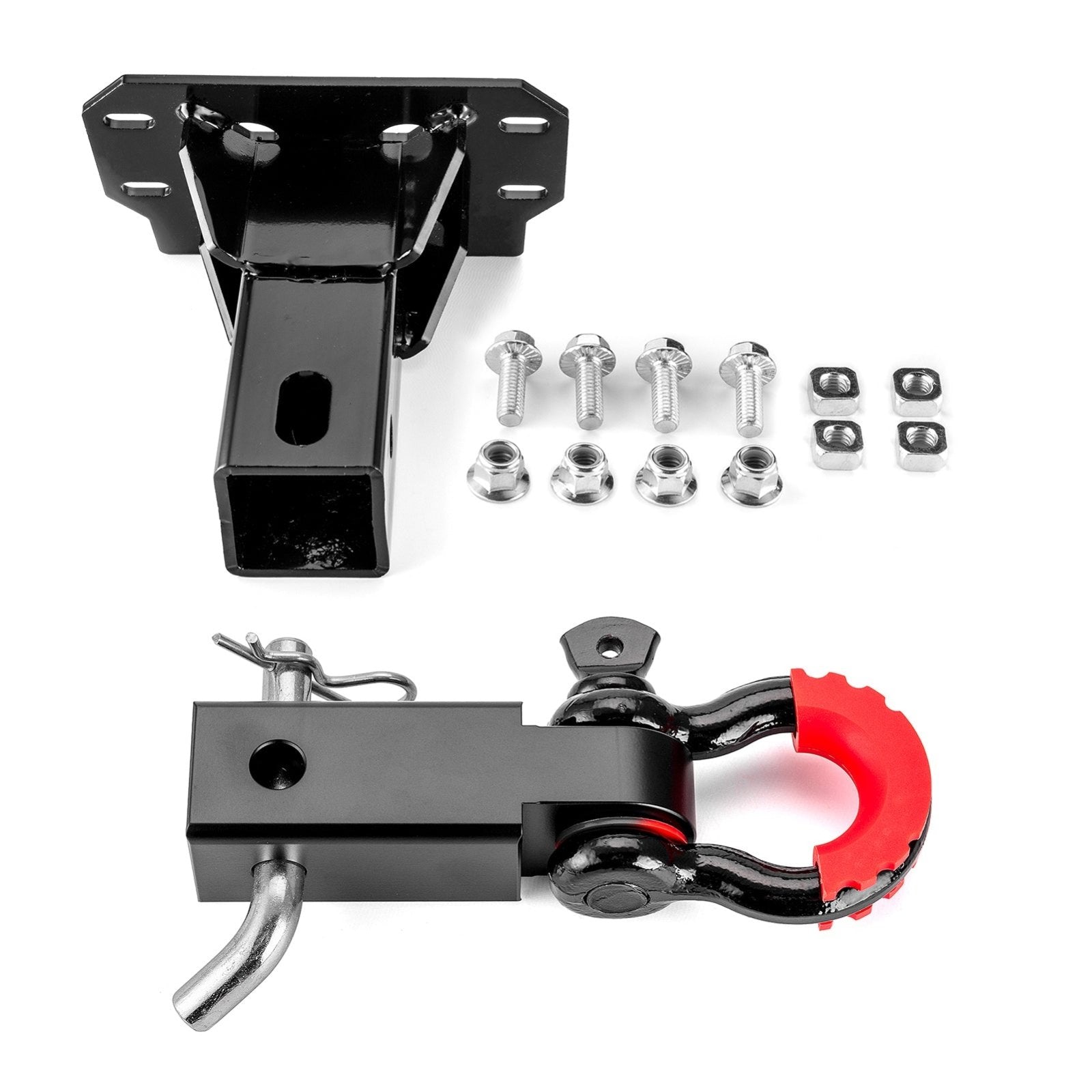 2018 - 2024 Polaris Ranger XP 1000 / Crew UTV Front Steel 2" Receiver Hitch & Shackle Hitch Receiver - Weisen