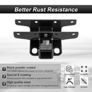2018 - 2025 Jeep Wrangler JL/JLU Rear 2" Receiver Hitch with 4 - Pin Trailer Wiring Harness Kit - WeiSen - 70108001+70206001