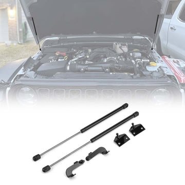 2018+ Jeep Wrangler JL & 2020+ Jeep Gladiator Heavy - Duty steel Front Hood Shocks Lift Support - WeiSen - 70303026