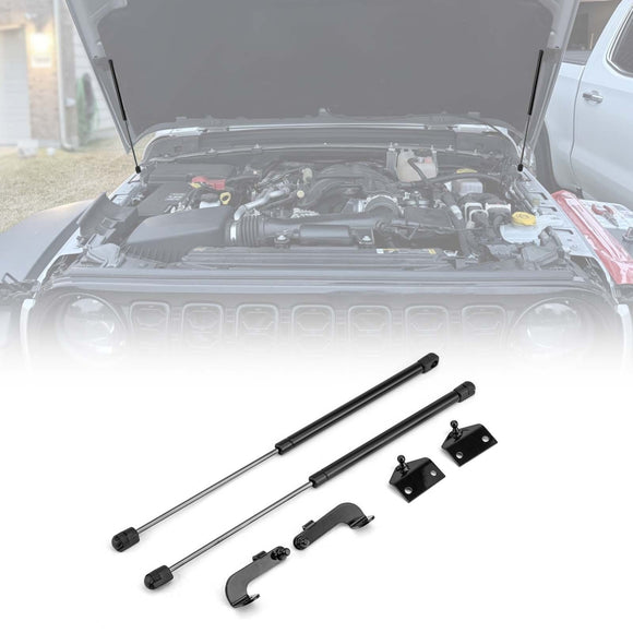2018+ Jeep Wrangler JL & 2020+ Jeep Gladiator Heavy - Duty steel Front Hood Shocks Lift Support - WeiSen - 70303026