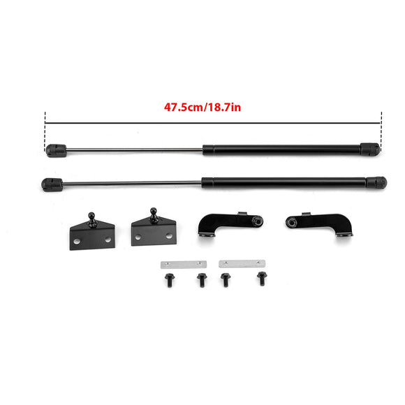 2018+ Jeep Wrangler JL & 2020+ Jeep Gladiator Heavy - Duty steel Front Hood Shocks Lift Support - WeiSen - 70303026