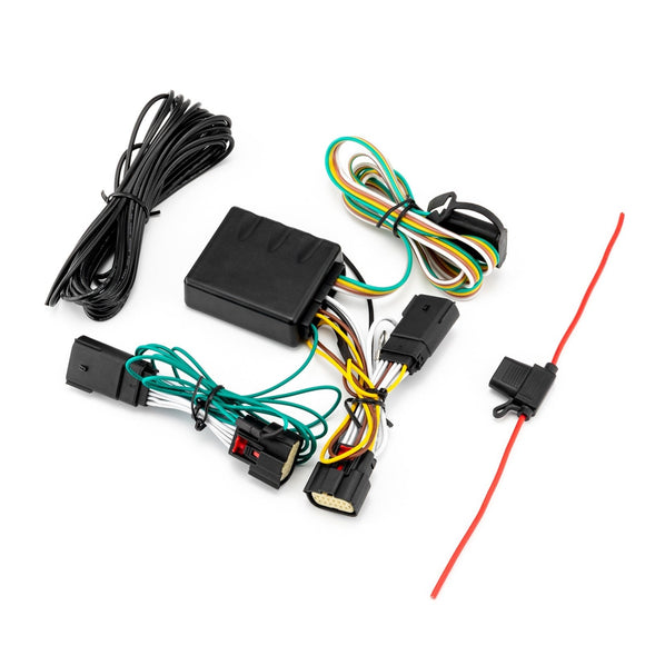 2018 - 2025 Jeep Wrangler JL/JLU & 2020 - 2025 Jeep Gladiator 4 - Pin Trailer Hitch Wiring Harness Plug & Play - WeiSen - 70206001