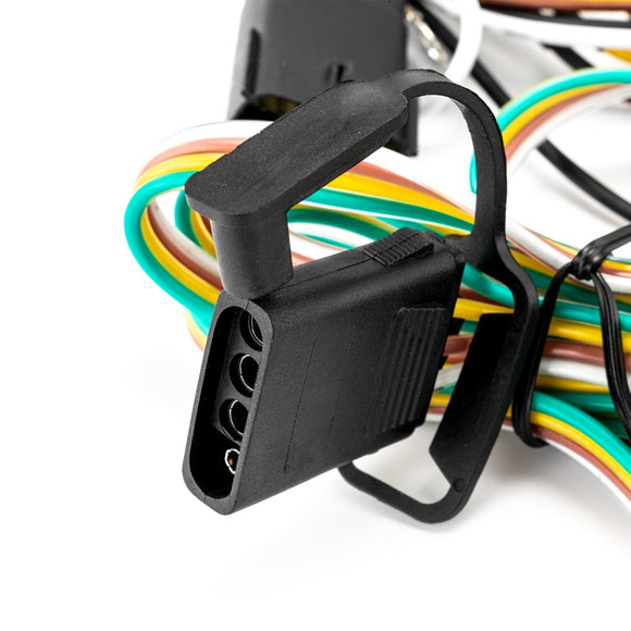 2018 - 2025 Jeep Wrangler JL/JLU & 2020 - 2025 Jeep Gladiator 4 - Pin Trailer Hitch Wiring Harness Plug & Play - WeiSen - 70206001