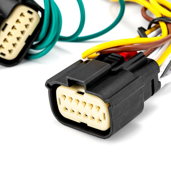 2018 - 2025 Jeep Wrangler JL/JLU & 2020 - 2025 Jeep Gladiator 4 - Pin Trailer Hitch Wiring Harness Plug & Play - WeiSen - 70206001