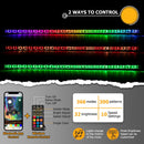 2018+ Polaris Ranger XP 1000 Off Road Roof Bolt - On Plug & Play 50" RGBW LED Light Bar Kit - WeiSen - 80101016+70202016+80206007