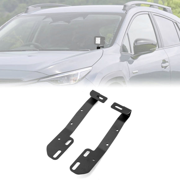 2018+ Subaru Crosstrek & 2017 - 2022 Impreza Hood Hinge LED Pod Light Bracket Mount - WeiSen - 70104042