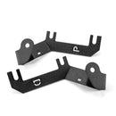 2019 - 2021 GMC Sierra 1500 Heavy - Duty Steel Hood Hinge LED Ditch Light Bracket | Bolt - On - WeiSen - 70104075