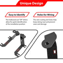 2019 - 2021 GMC Sierra 1500 Heavy - Duty Steel Hood Hinge LED Ditch Light Bracket | Bolt - On - WeiSen - 70104075