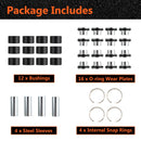 2019 - 2021 Polaris RZR XP Turbo S & 2020 - 2026 Polaris RZR PRO XP UTV A - Arm Bushing Kit - WeiSen - 80405010