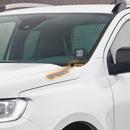 2019 - 2023 Ford Ranger White&Amber Strobe 3.5 Inch LED Hood Hinge Ditch Light Pods w/ Wiring Harness Kit - WeiSen - 70104027+70201013