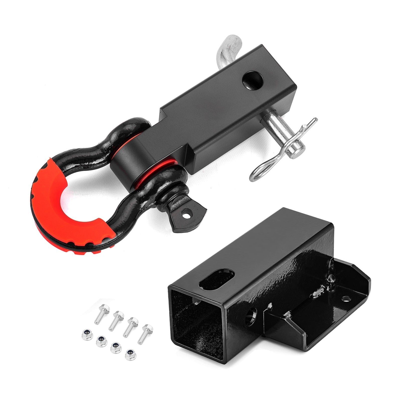 2019 - 2023 KAWASAKI MULE PRO MX Heavy - Duty Steel Front Trailer Hitch & 2" Shackle Hitch Receiver Kit - Weisen