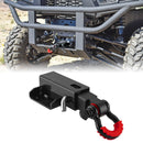 2019 - 2023 KAWASAKI MULE PRO MX Heavy - Duty Steel Front Trailer Hitch & 2" Shackle Hitch Receiver Kit - WeiSen - 80107006+70304017