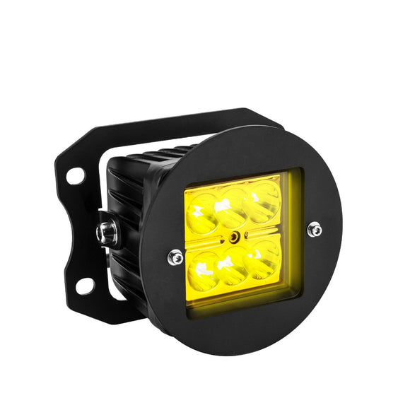 2019 - 2024 Dodge Ram 1500 Front Bumper 3 Inch LED Fog Light Kit w/ H11 Plug & Play Adapters Light Mount - WeiSen - 70102059