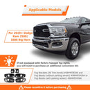 2019 - 2024 Dodge Ram 2500/3500 Big Horn 3" LED Light Pods Kit w/ H11 Plug & Play Adapters Light Mount - WeiSen - 70102060