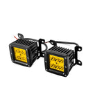 2019 - 2024 Dodge Ram 2500/3500 Big Horn 3" LED Light Pods Kit w/ H11 Plug & Play Adapters Light Mount - WeiSen - 70102060