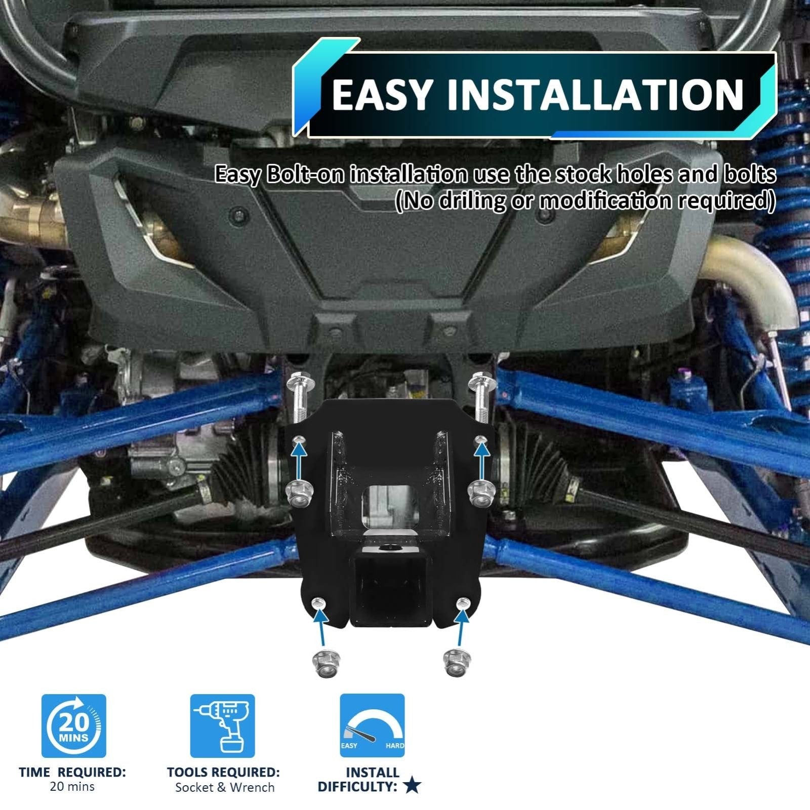 2019 - 2024 Honda Talon 1000R 1000X Heavy - Duty Steel 2