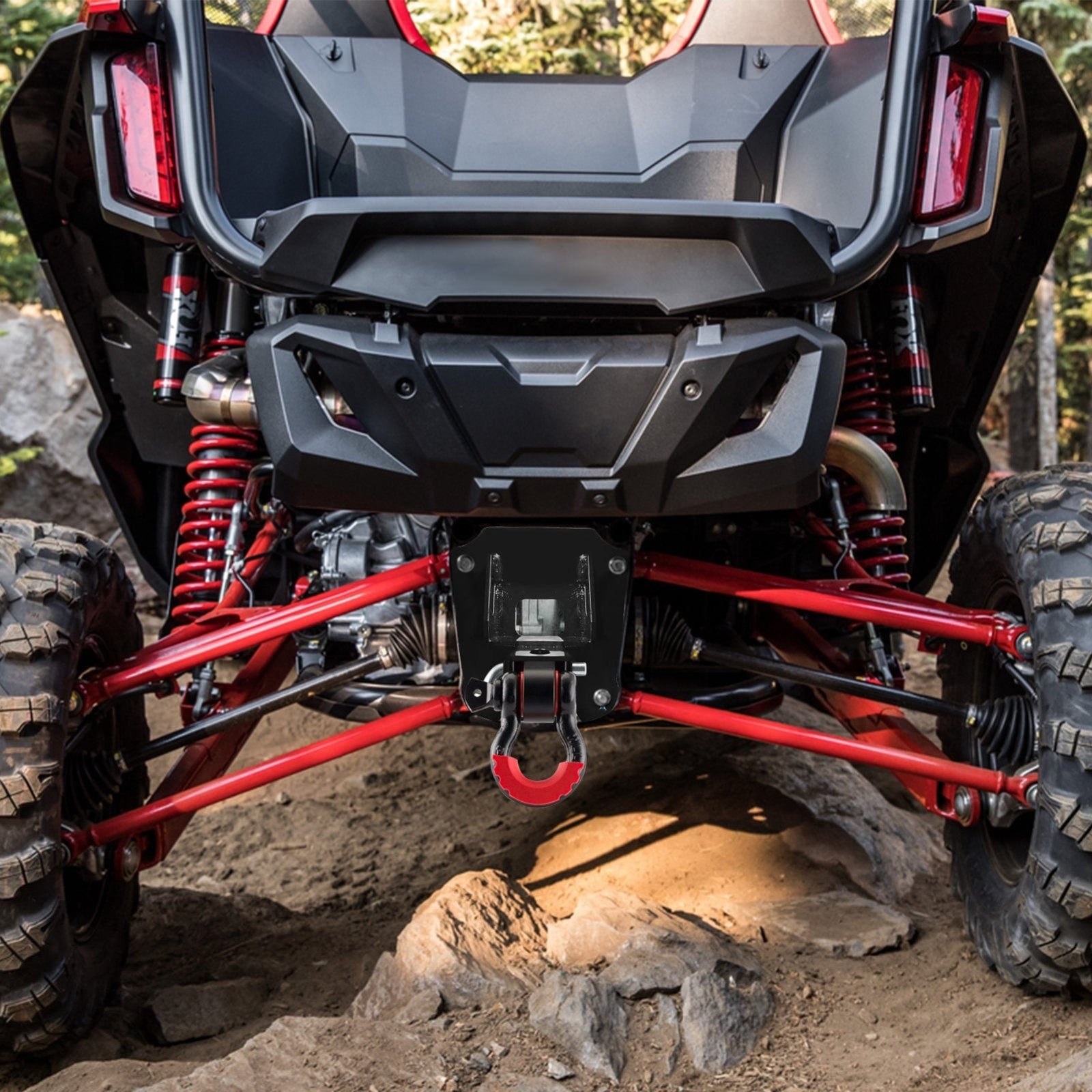 2019 - 2024 Honda Talon 1000R 1000X Heavy - Duty Steel 2" Rear Receiver Hitch & Shackle Hitch Receiver - Weisen