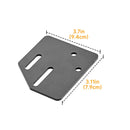 2019 - 2024 Honda Talon 1000X/1000R Roof 42" White&Amber Dual Rows Curved LED Light Bbar Bracket Set - WeiSen - 80101024+70202020