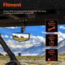 2019 - 2025 CFMOTO Uforce 1000 & 2022 - 2025 Uforce 1000 XL Center Rear View Mirror | HD Shatterproof Glass - WeiSen - 80301050