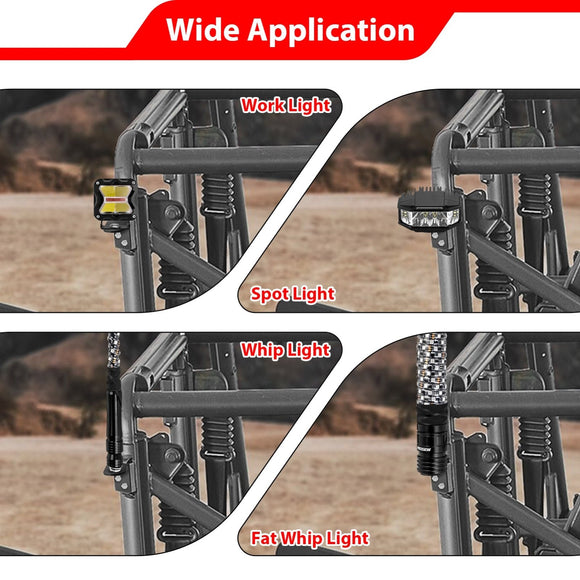 2019 - 2025 CFMoto Uforce 1000/1000XL/U10 Pro Bolt - on UTV Rear Light Mount Bracket - WeiSen - 80104011