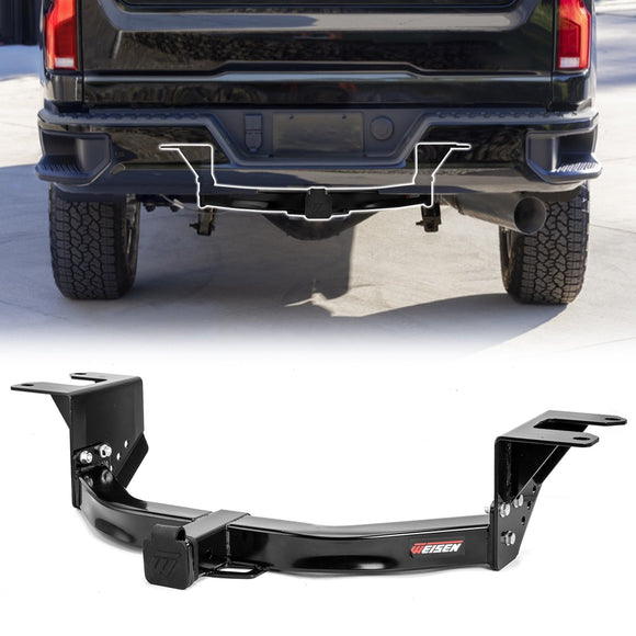 2019 - 2025 Chevrolet Silverado 1500 / GMC Sierra 1500 Heavy - Duty Steel Class 3 Trailer Hitch 2" Receiver - WeiSen - 70108031