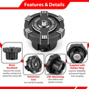 2019 - 2025 Dodge Ram 1500 2500 3500 Diesel Models Aluminum Magnetic Diesel Fuel Cap - WeiSen - 70501015