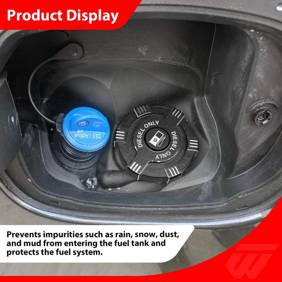 2019 - 2025 Dodge Ram 1500 2500 3500 Diesel Models Aluminum Magnetic Diesel Fuel Cap - WeiSen - 70501015