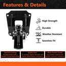 2019 - 2025 Honda Talon 1000R 1000X 1000 - 4 UTV Rear Receiver Hitch Kit w/ 2 - Inch Trailer Hitch 3 - in - 1 Ball Mount 5/8" Lock Pin Tightener - WeiSen - 8010701103