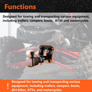 2019 - 2025 Honda Talon 1000R 1000X 1000 - 4 UTV Rear Receiver Hitch Kit w/ 2 - Inch Trailer Hitch 3 - in - 1 Ball Mount 5/8" Lock Pin Tightener - WeiSen - 8010701103