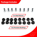 2019 - 2025 Honda Talon 1000R/1000X Heavy Duty UHMW UTV A - Arm Bushing Kit Replacement - WeiSen - 80405013