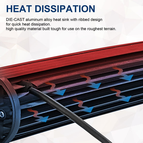 2019 - 2025 Honda Talon 1000X 1000R 1000RS Upper Windshield 42" Curved LED Light Bar Kit - WeiSen - 80101026+LED009 - A