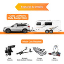 2019 - 2025 Subaru Ascent Heavy - Duty Steel Class 3 Trailer Hitch 2" Receiver - WeiSen - 70108018