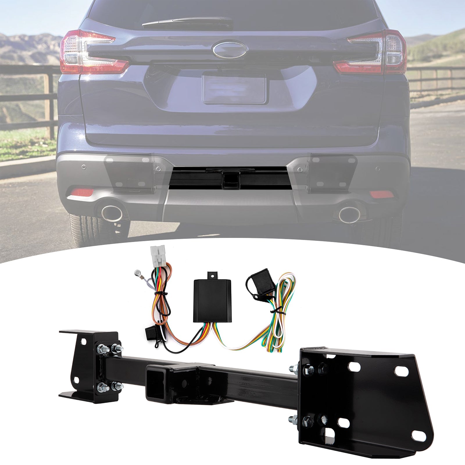 2019 - 2025 Subaru Ascent No Drill Class 3 Trailer Hitch 2