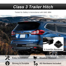 2019 - 2025 Subaru Ascent No Drill Class 3 Trailer Hitch 2" Receiver & Plug&Play 4 - Pin Trailer Wiring Harness - WeiSen - 70108018+70206006