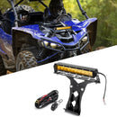 2019-2025 Yamaha YXZ UTV Hood 12" Single-row Straight Light Bar Kit - WeiSen - 8011200302