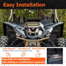 2019-2025 Yamaha YXZ UTV Hood 12" Single-row Straight Light Bar Kit - WeiSen - 8011200302