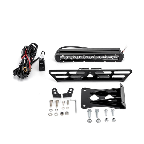 2019-2025 Yamaha YXZ UTV Hood 12" Single-row Straight Light Bar Kit - WeiSen - 8011200302
