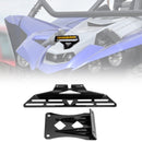 2019 - 2025 Yamaha YXZ UTV Matte Black Hood Light Mount Bracket | Bolt - On 6 - 12" Light Bar Bracket, Shock Tower Pod Light Mount - WeiSen - 80112003