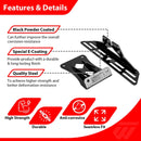 2019 - 2025 Yamaha YXZ UTV Matte Black Hood Light Mount Bracket | Bolt - On 6 - 12" Light Bar Bracket, Shock Tower Pod Light Mount - WeiSen - 80112003