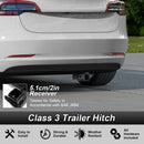 2020 - 2023 Tesla Model 3 No Drill Class 3 Trailer Hitch 2" Receiver & Plug&Play 4 - Pin Trailer Wiring Harness - WeiSen - 70108011+70206077